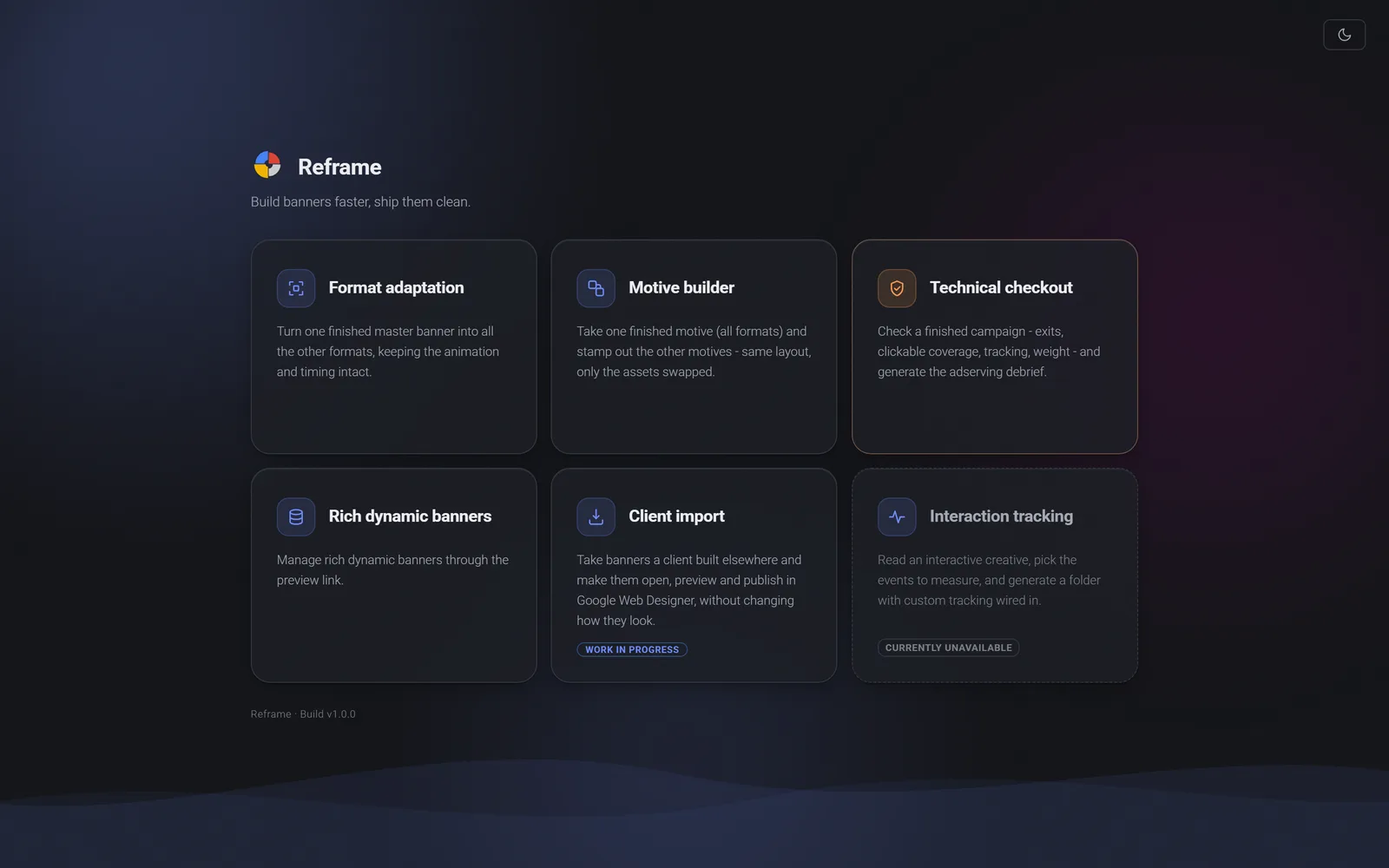 Six tools